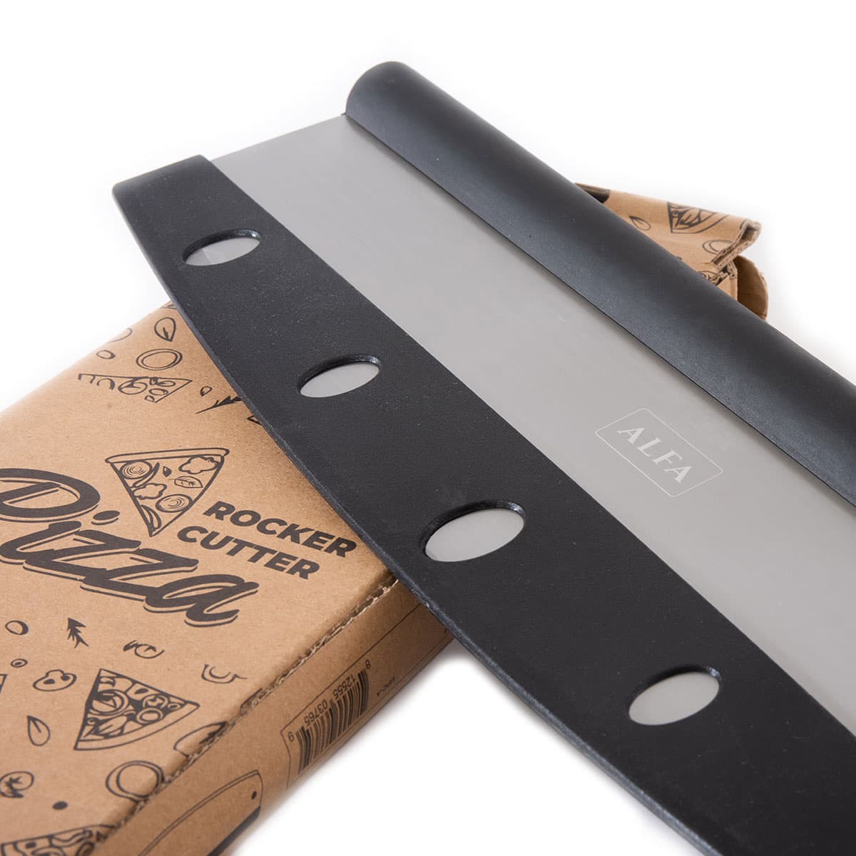 Rocker cutter: the Alfa mezzaluna pizza cutter thumbnail 4