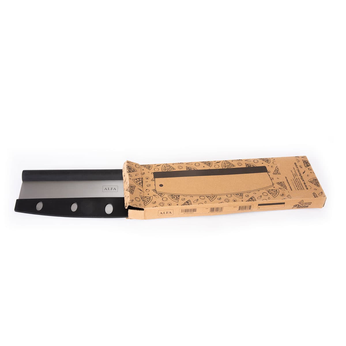 Rocker cutter: the Alfa mezzaluna pizza cutter thumbnail 5
