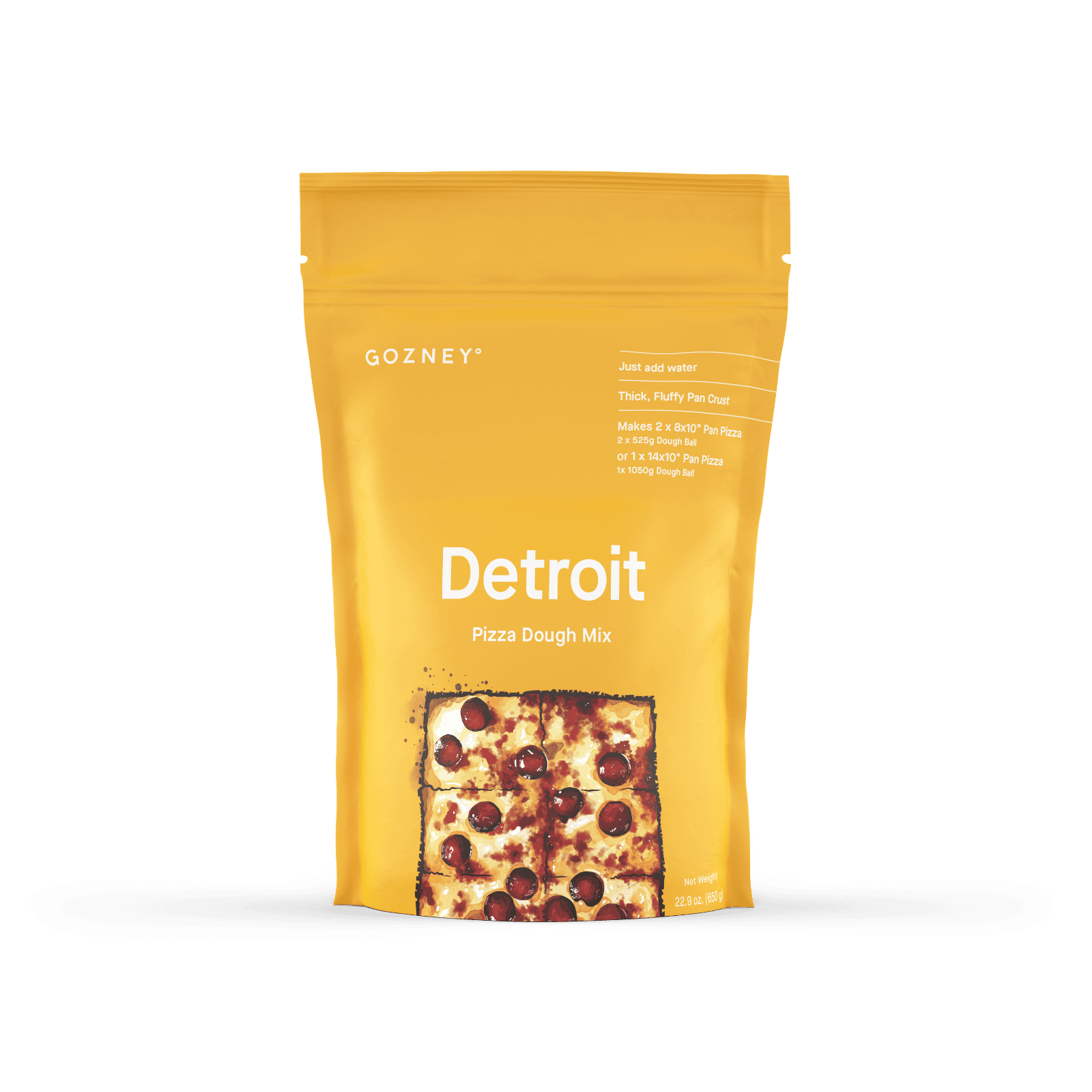 Gozney Detroit Pizza Dough Mix