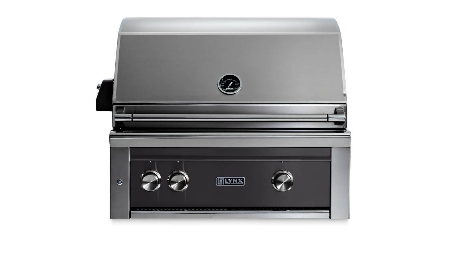 30” Professional Built in Grill with All Ceramic Burners and Rotisserie (L30R-3) thumbnail 3