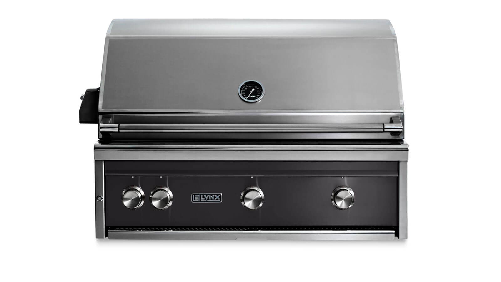 36” Professional Built in Grill with 1 Trident Infrared Burner and 2 Ceramic Burners and Rotisserie (L36TR) thumbnail 3