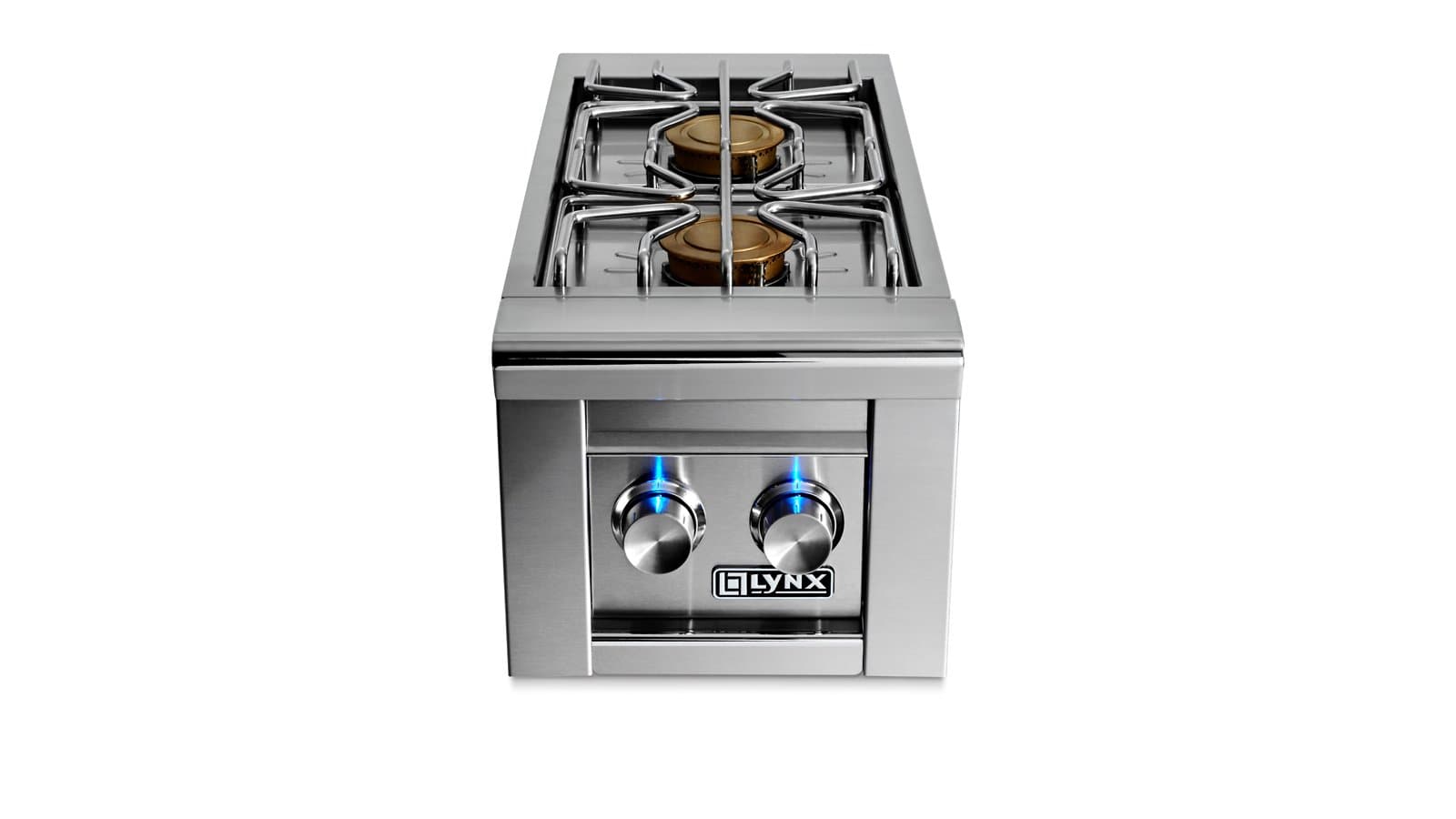 Professional Double Side-Burners for Built-In Grills (LSB2-2) thumbnail 2