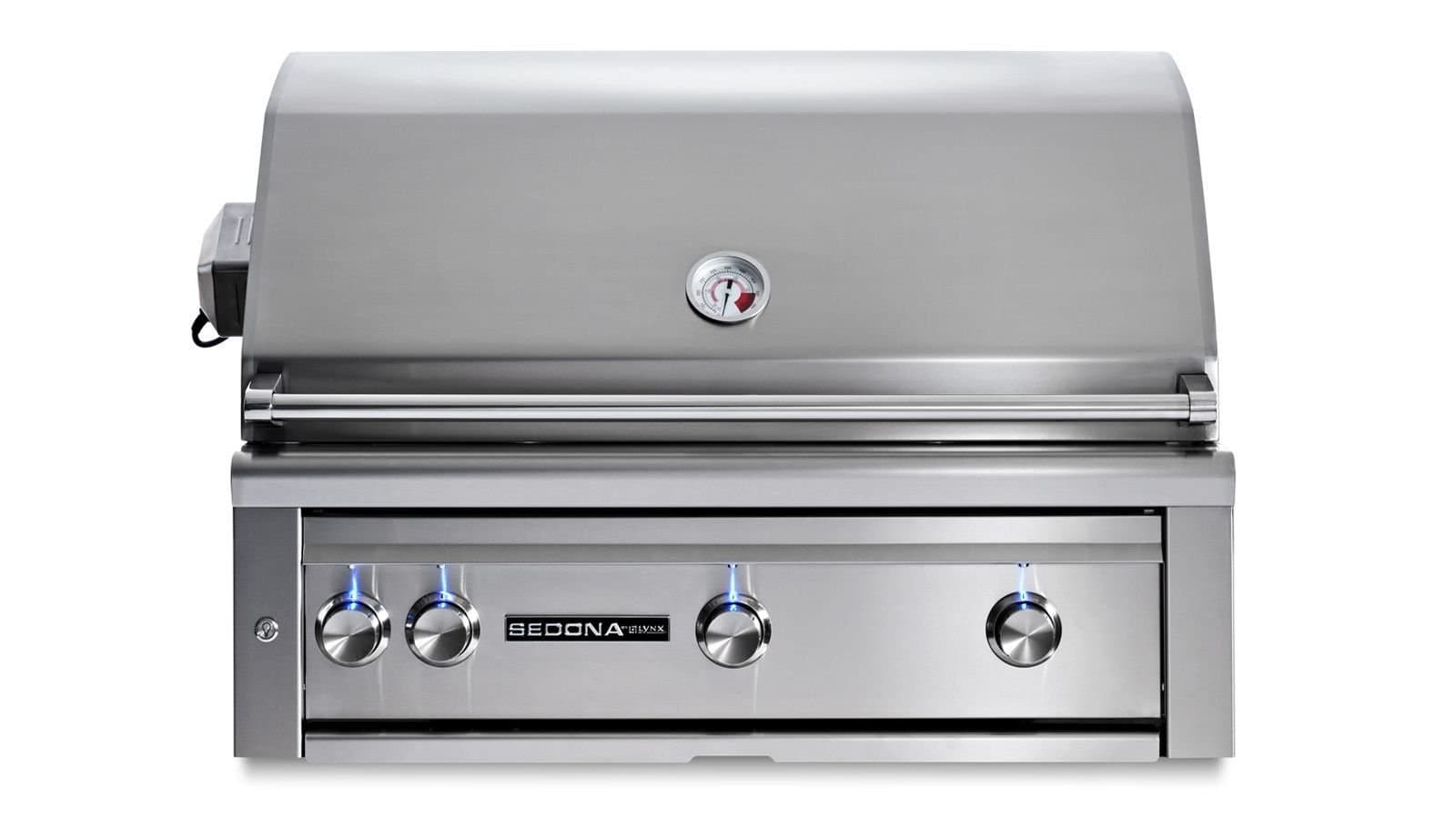 36" SEDONA FREESTANDING GRILL AND CART WITH ROTISSERIE, 1 PROSEAR INFRARED BURNER AND 2 STAINLESS STEEL BURNERS (L601PSFR) thumbnail 2