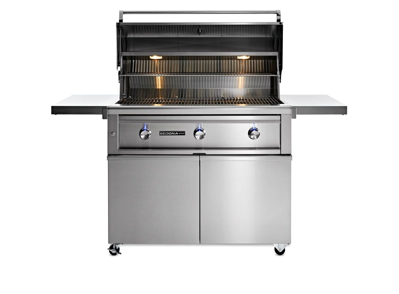 42" SEDONA FREESTANDING GRILL AND CART WITH 1 PROSEAR INFRARED BURNER AND 2 STAINLESS STEEL BURNERS (L701PSF) thumbnail 3
