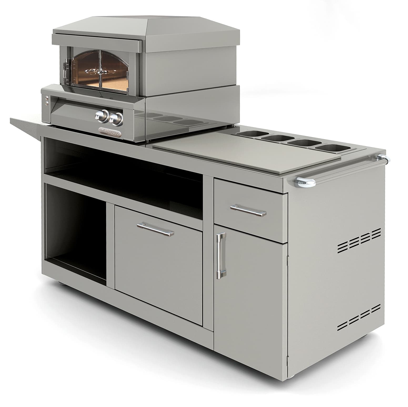 Alfresco Pizza Prep Cart