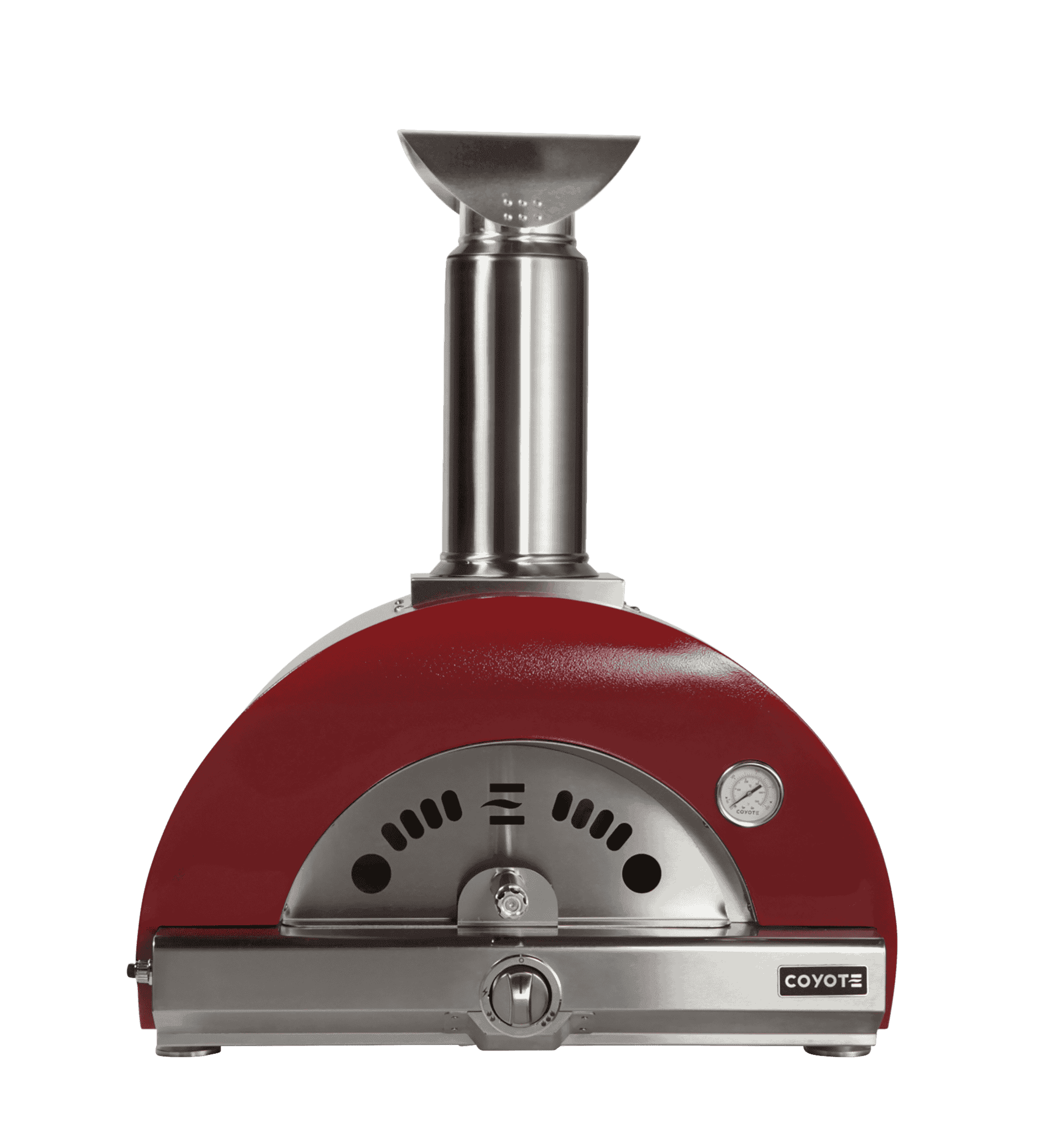Coyote Hybrid Multi-Fuel 30-Inch Pizza Oven - Red