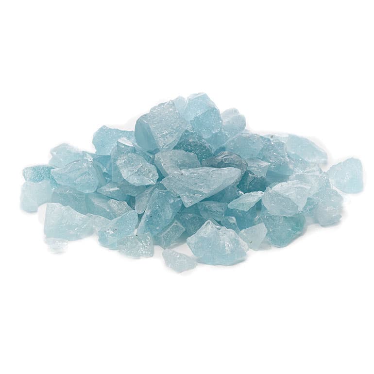 Aqua Fire Glass Medium