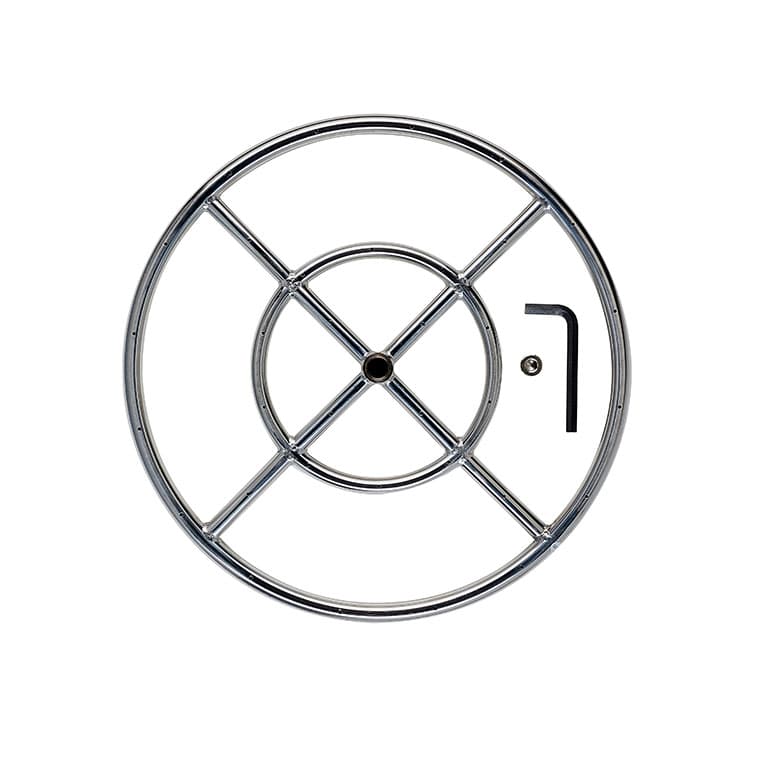 18" Stainless Steel Fire Ring