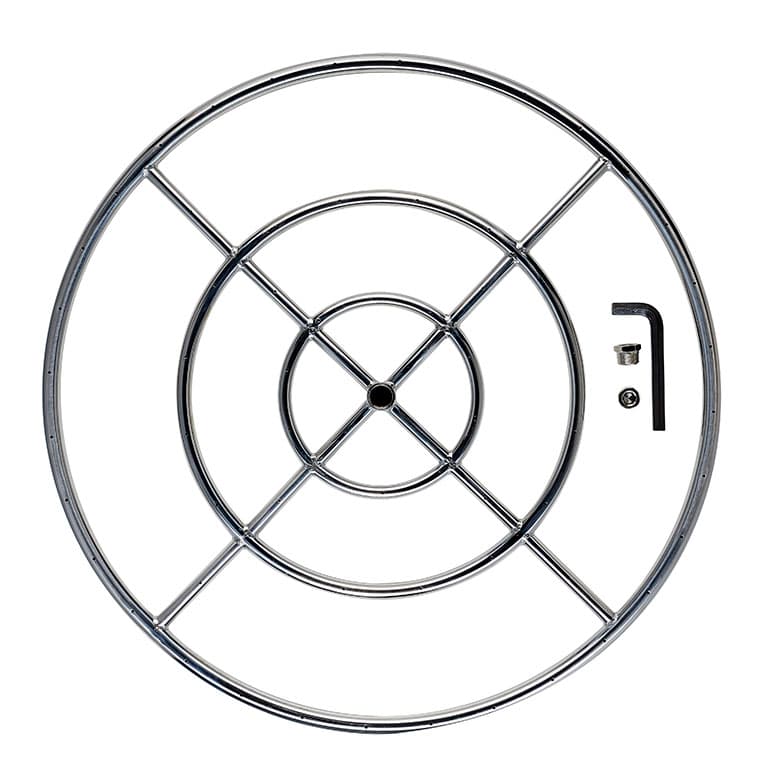 30" Stainless Steel Fire Ring