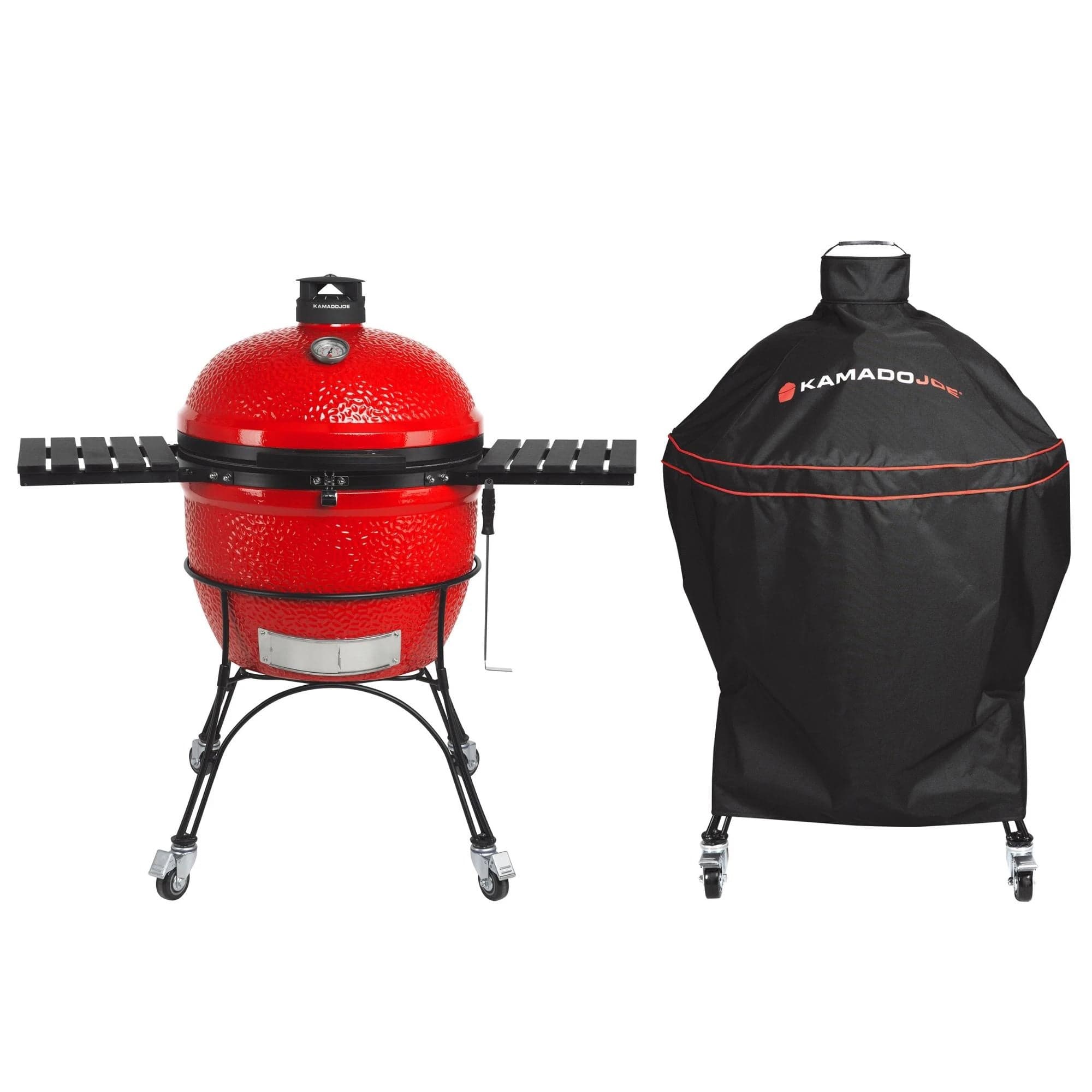 Kamado Joe Big Joe Grill Series II with Cover Bundle