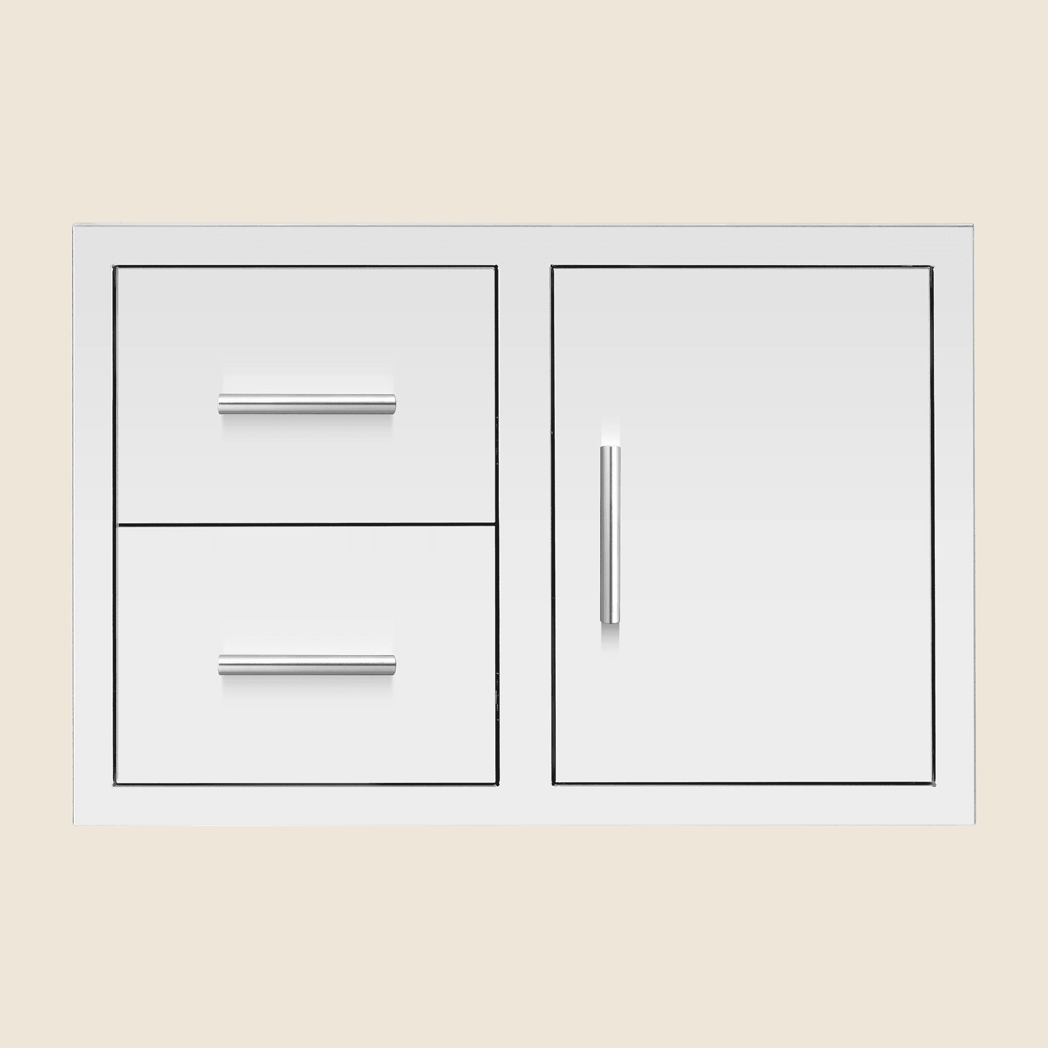 Summerset 33-Inch 2-Drawer and Access Door Combo w/ Masonry Frame