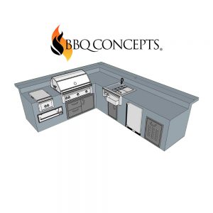 Custom Outdoor Kitchen Design - BBQ Concepts