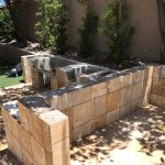 Existing Cinder Block Outdoor Kitchen Structure