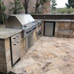 Before Photo of Outdoor Kitchen Remodel