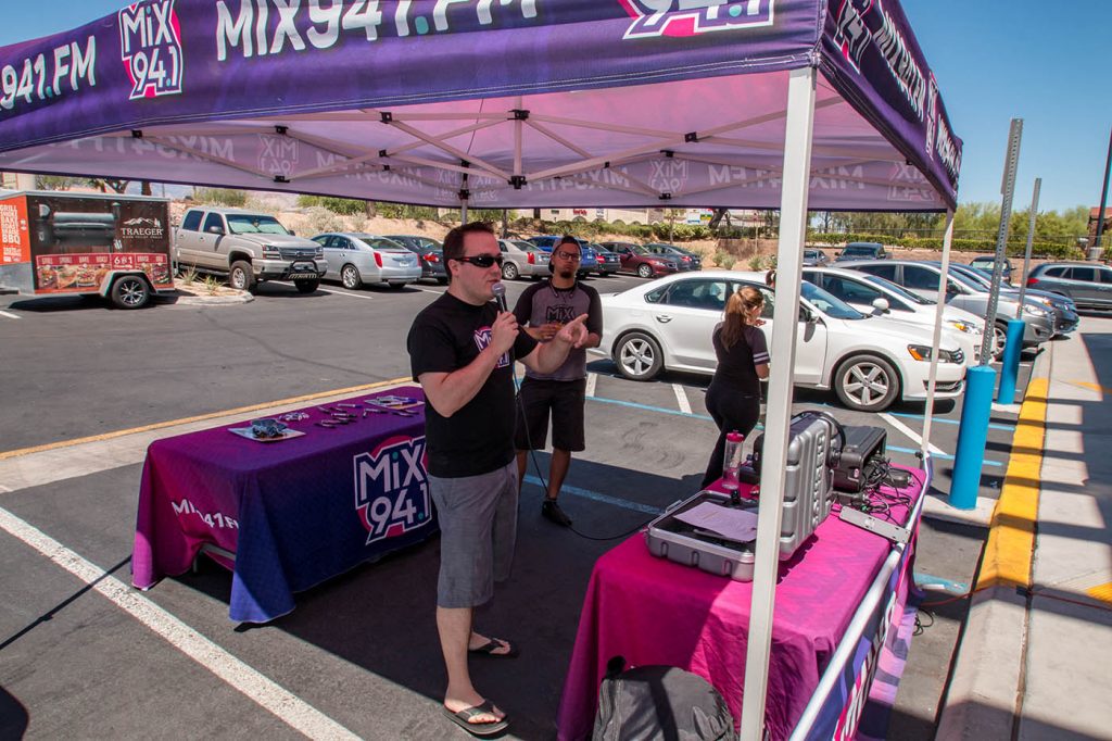 Shawn Tempesta of Mix 94.1 Broadcasting Live from the Official BBQ Concepts Grand Opening Event