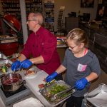 Chef Phillip Dell & Chef Tatem Cerul Instructing the Ultimate Holiday Grilling Class