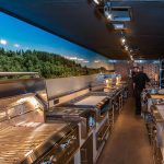 Interior Almo Trailer with Alfresco Open Air Culinary Systems Components