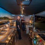 John Cerul Inside the Almo Alfresco Trailer