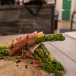 Prosciutto Wrapped Grilled Asparagus with Balsamic Glaze