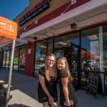 Shay & Tatem at the Traeger Grill Demo Day at BBQ Concepts of Las Vegas, Nevada