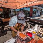 Taylor Prepping Meat Before Smoking - Traeger Demo Day at BBQ Concepts