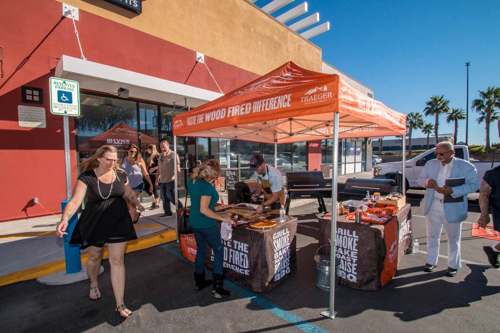 Traeger Wood Pellet Grill Demonstration Day at BBQ Concepts of Las Vegas, Nevada