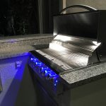 Close-up of Summerset Sizzler 32 Inch Built-in Grill - Hood Open