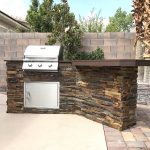 Completed Custom Barbecue Island by BBQ Concepts of Las Vegas, Nevada