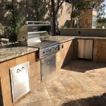 Custom Outdoor Barbecue Island by BBQ Concepts of Las Vegas, Nevada - Outdoor Kitchen Design & Manufacturing Services
