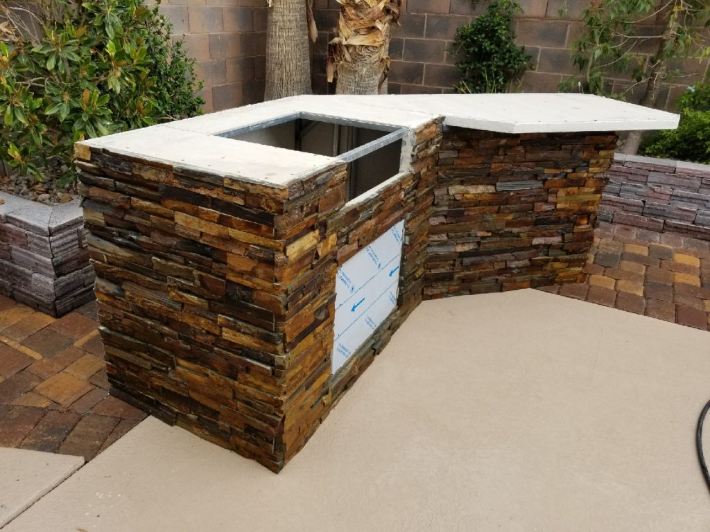 Custom Outdoor Kitchen by BBQ Concepts of Las Vegas, Nevada - Your source for professional outdoor kitchens, barbecue grills, components, and accessories