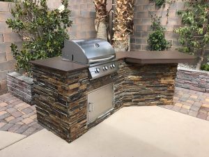 Summerset Sizzler 26 Inch Built-in Grill - Built-in Grill inside Barbecue Island