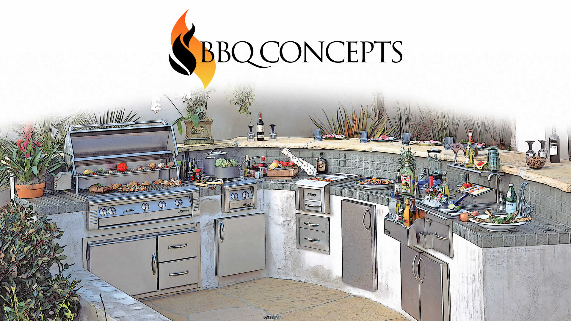 What Outdoor Kitchen Design & Layout Do You Want? BBQ Concepts of Las