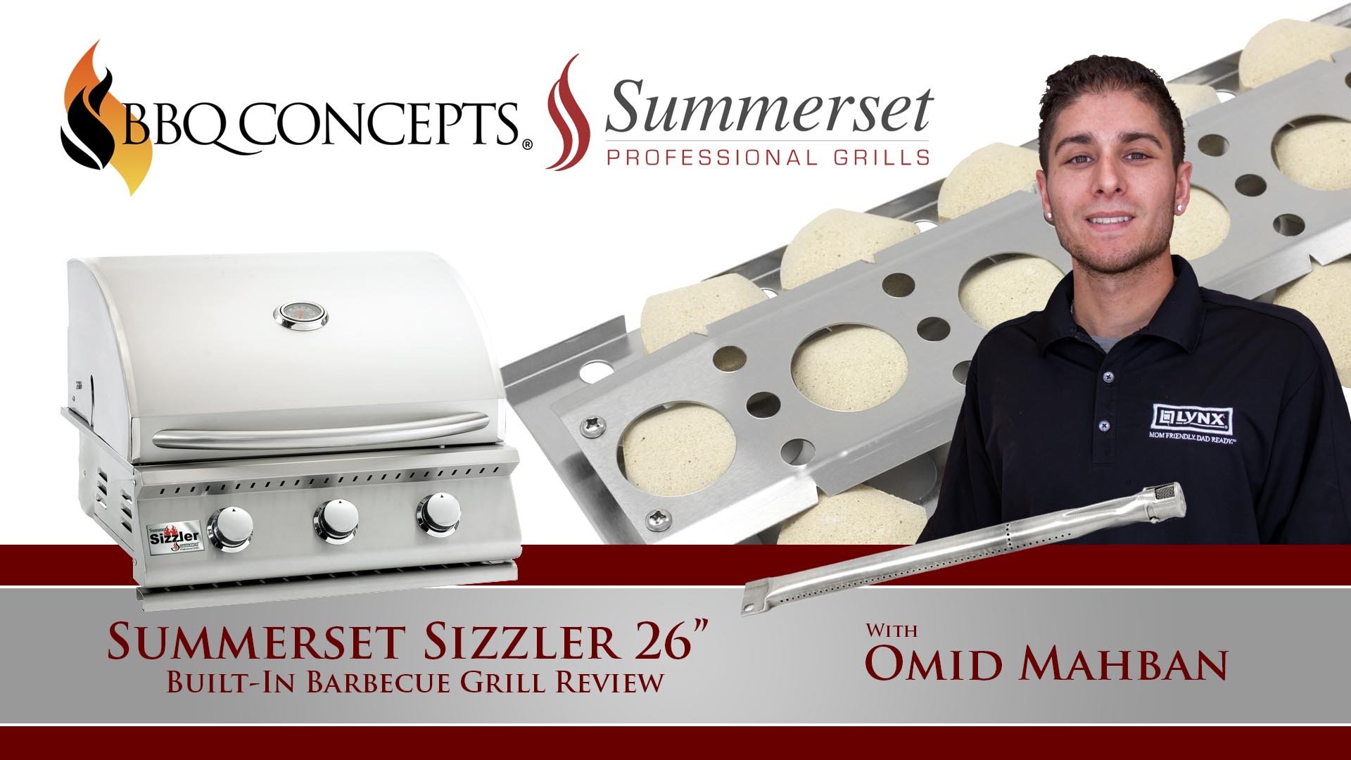 Summerset Sizzler 26 Inch Barbecue Grill Review - Featured by Omid Mahban of BBQ Concepts of Las Vegas, Nevada
