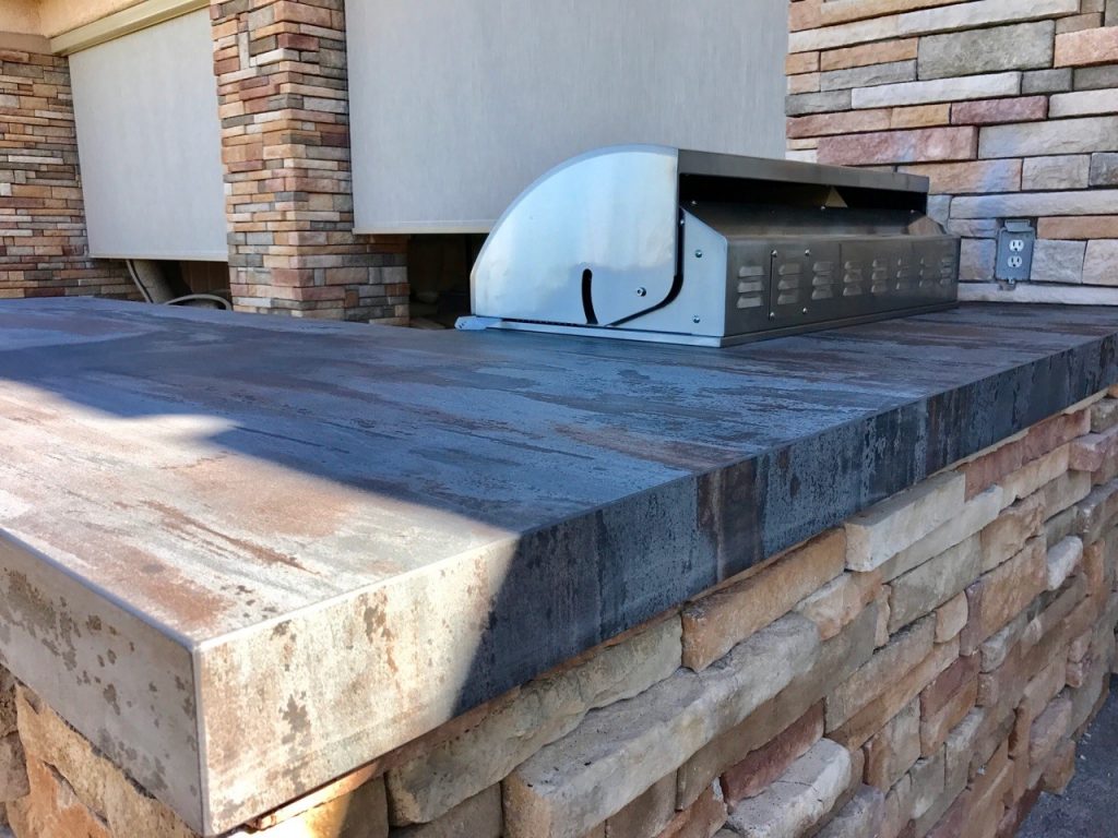 Custom Outdoor Kitchen - Dekton Trilium by Cosentino Close-up Counter-top