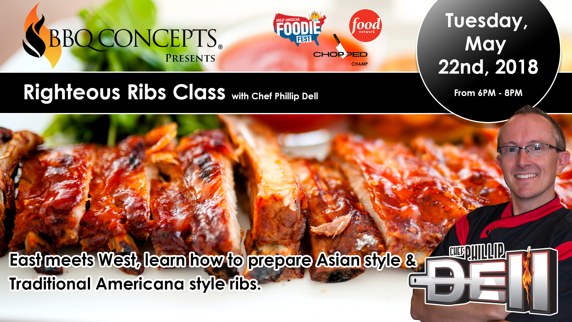 BBQ Concepts - Chef Dell Promo - Righteous Ribs Class