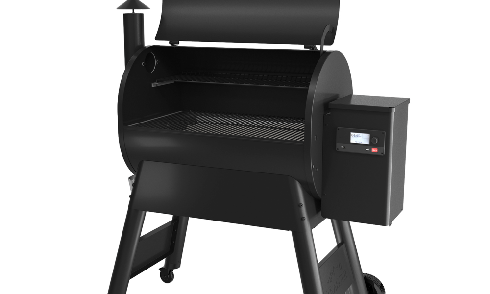 BBQ Concepts-Traeger P780 Black - Lid Opened