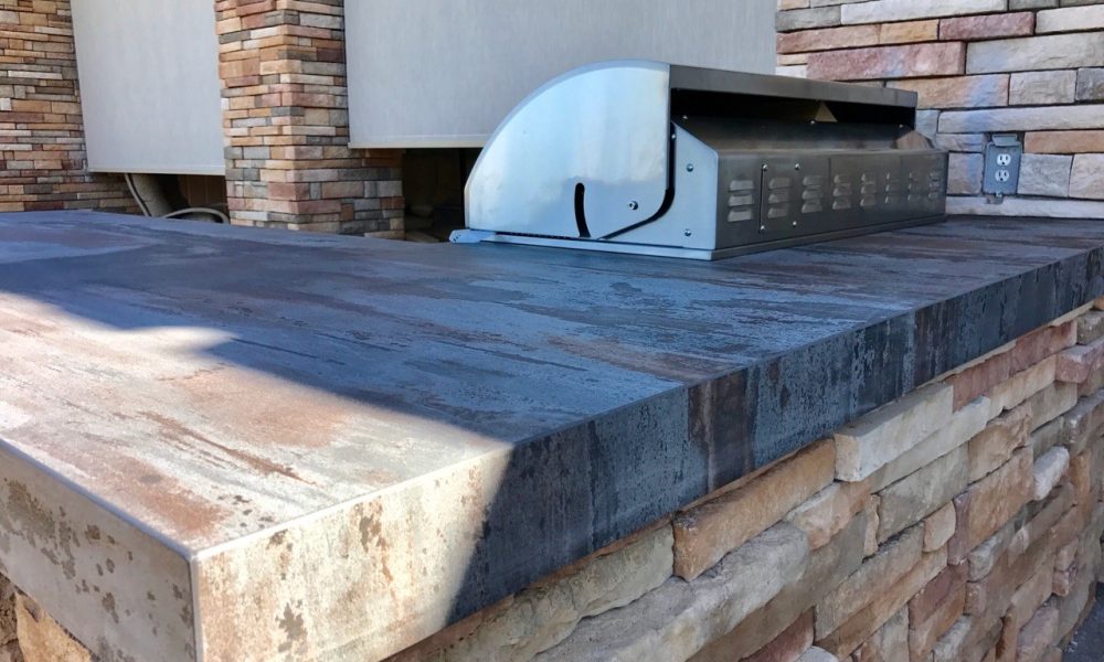 Custom Outdoor Kitchen - Dekton Trilium by Cosentino Close-up Counter-top