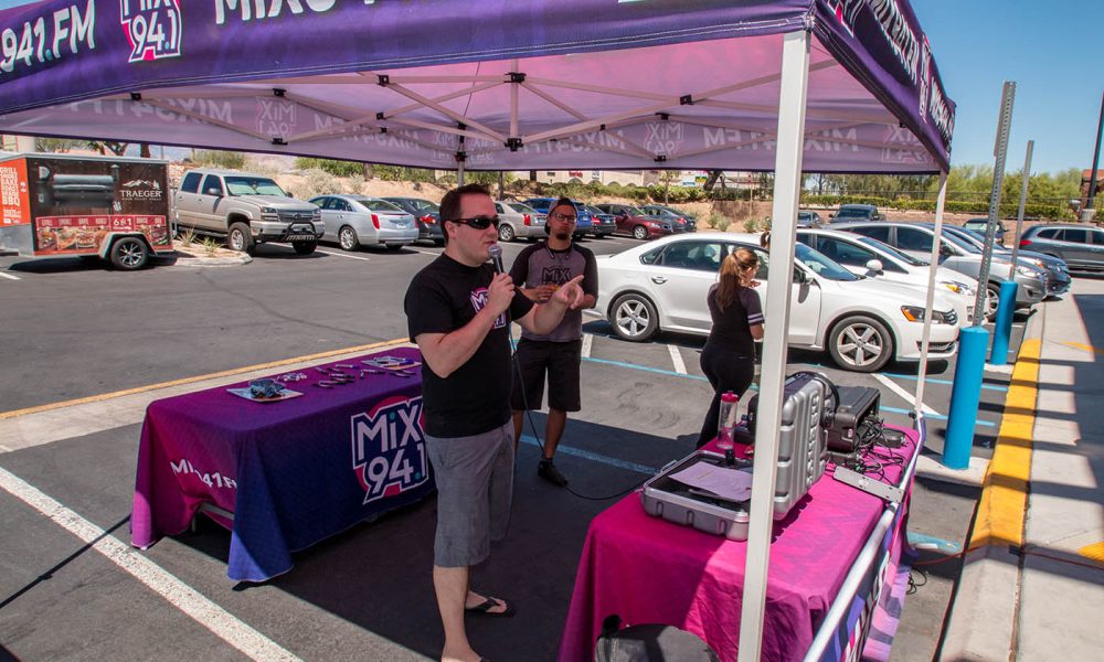 Shawn Tempesta of Mix 94.1 Broadcasting Live from the Official BBQ Concepts Grand Opening Event