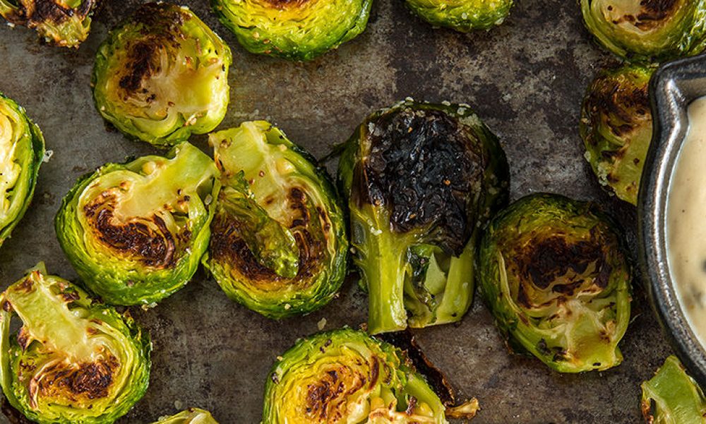 Traeger Recipe - Roasted Brussels Sprouts Cheddar Cream Traeger Wood Pellet Grills